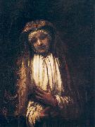 REMBRANDT Harmenszoon van Rijn The Virgin of Sorrow oil painting reproduction